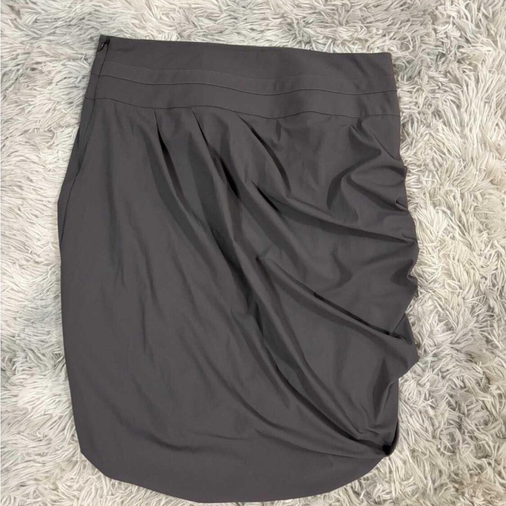 Dolce Vita Charcoal Asymmetrical Bubble Skirt